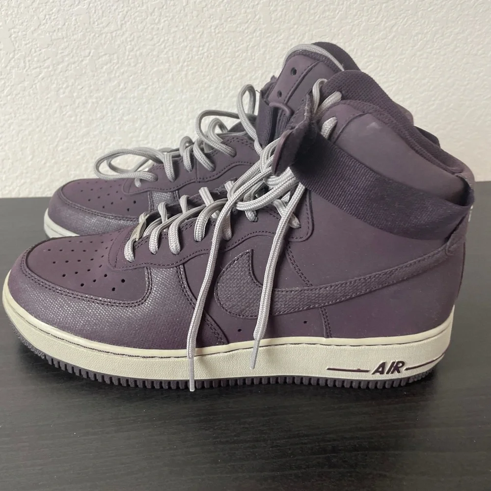 Nike Men’s Air Force 1 High 07 Port Wine Size 9 - Picture 5 of 11